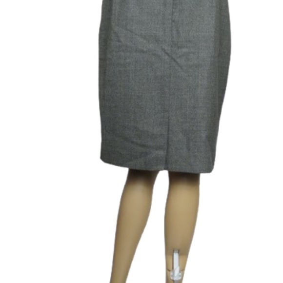 Rena Rowan for Saville Grey Wool Blend Midi Skirt - Picture 4 of 7